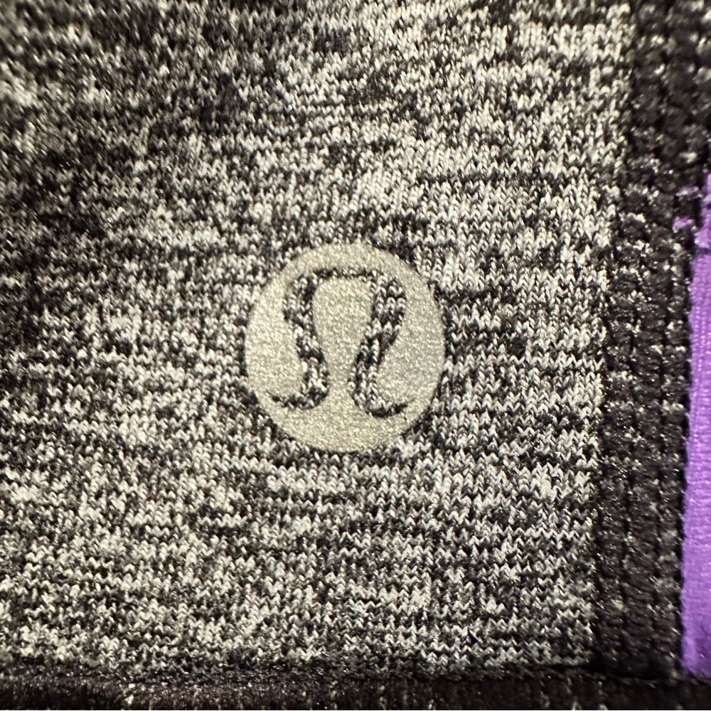 Lululemon Yogi Dance Tank Adjustable Straps Gray Purple Women's Size 4 - Picture 6 of 7